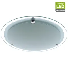Plafon LED para techo Tristan de luz neutra de 31 cm Blanco