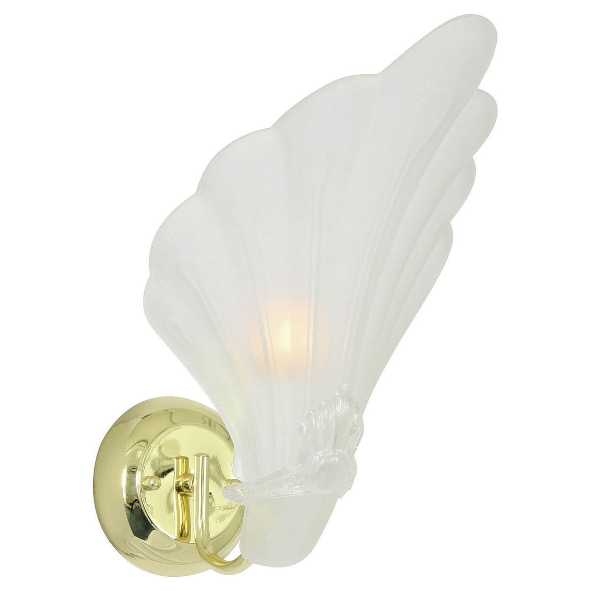 Casa Bonita - Arbotante Roma 60W oro 1luz E27 vidrio 20cm