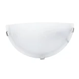 Arbotante Ala 60W blanco 1luz E27 vidrio 15cm