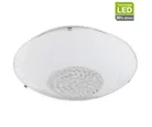 Plafón LED para techo Dawn de luz neutra de 30 cm Blanco
