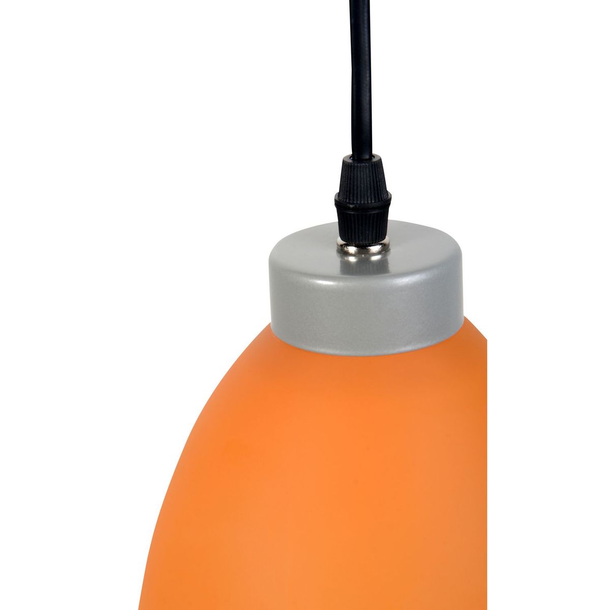 Casa Bonita - Lámpara colgante 60W gama naranja 1luz E27 vidrio