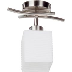 Lámpara de Techo Asturias Plata 1 Luz 60W E27