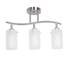 Lámpara de Techo Plata 3 Luces E27