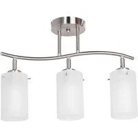 Lámpara de Techo Plata 3 Luces E27