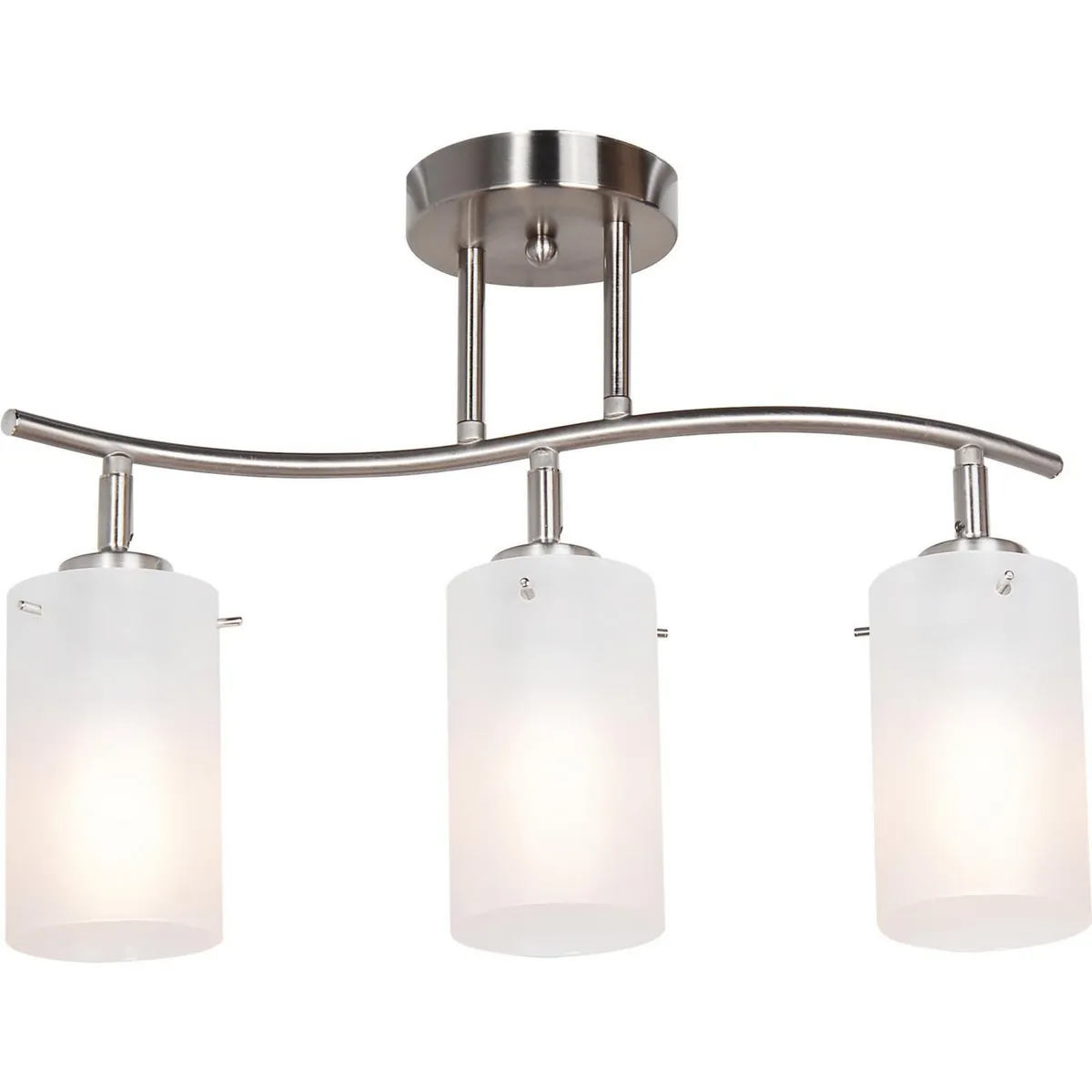 Casa Bonita - Lámpara de Techo Plata 3 Luces E27