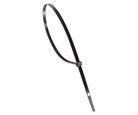 Sujetacable negro 100x2.5mm 25 unidades