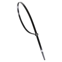 Sujetacable negro 100x2.5mm 25 unidades