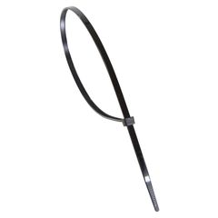 Sujetacable negro 100x2.5mm 25 unidades