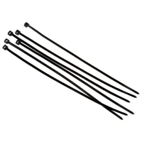 Sujetacable negro 2.5x150mm 25 unidades