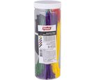 Set de 375 sujetacables de colores