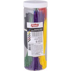 Set de 375 sujetacables de colores