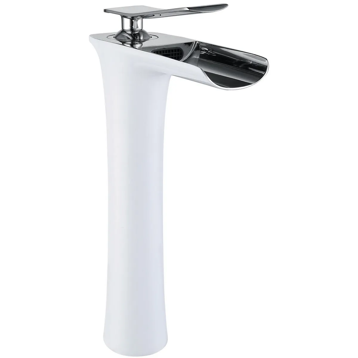 Monomando de lavabo alto Cales blanco, marca Sensi Dacqua - Foto Principal