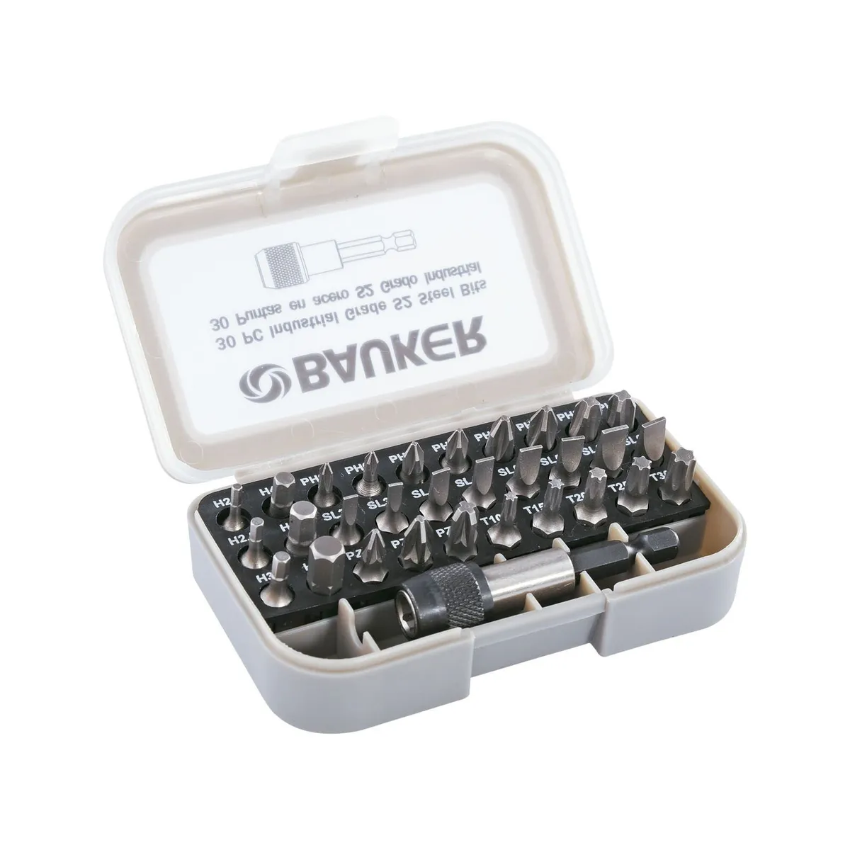  - Set 31 piezas Puntas Atornillador bauker.