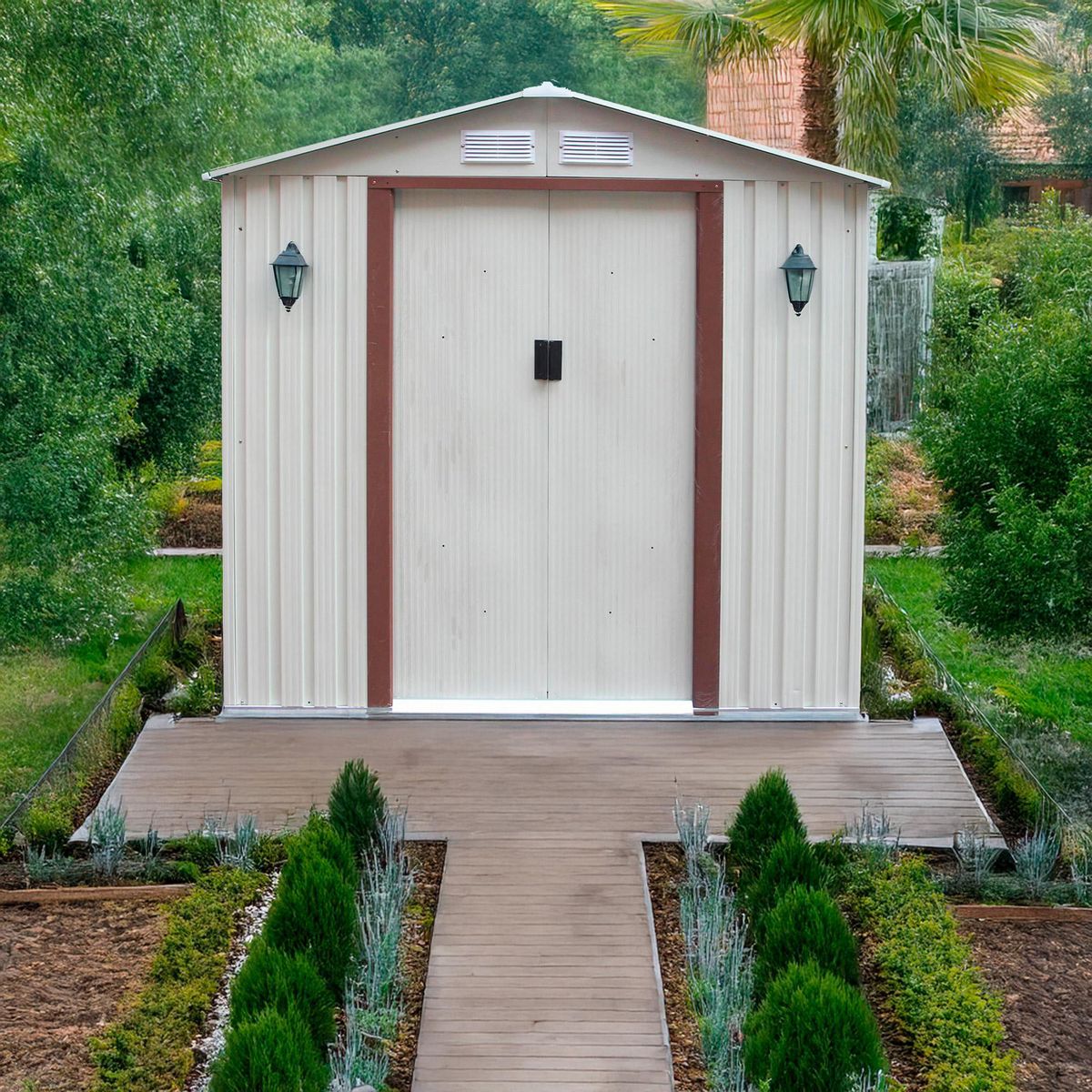 Ergo - Bodega Exterior de Jardín 201 x 121 x 190 cm