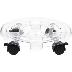 Base maceta plástica c/ruedas 30.5 cm