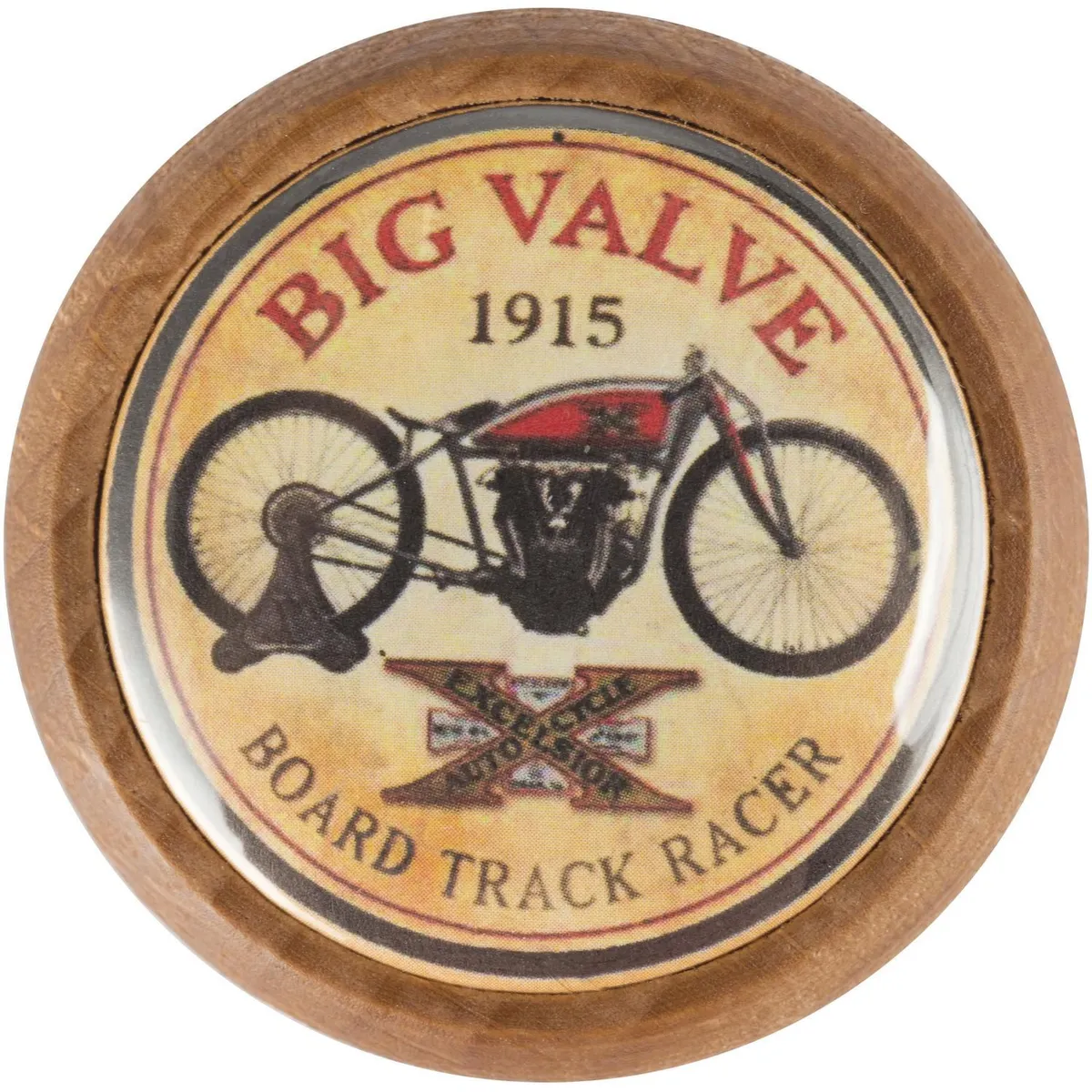 Fixser - Jaladera 40 mm madera tinte miel Big Valve