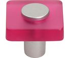 Jaladera cuadrada abs metacrilato magenta