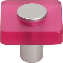 Jaladera cuadrada abs metacrilato magenta