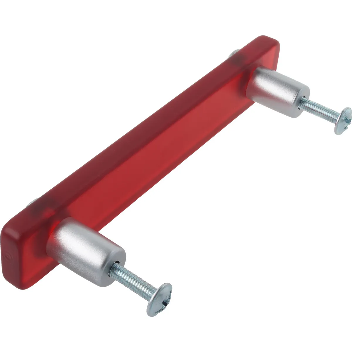 Fixser - Manilla metacrilato rojo cromado mate 96 mm