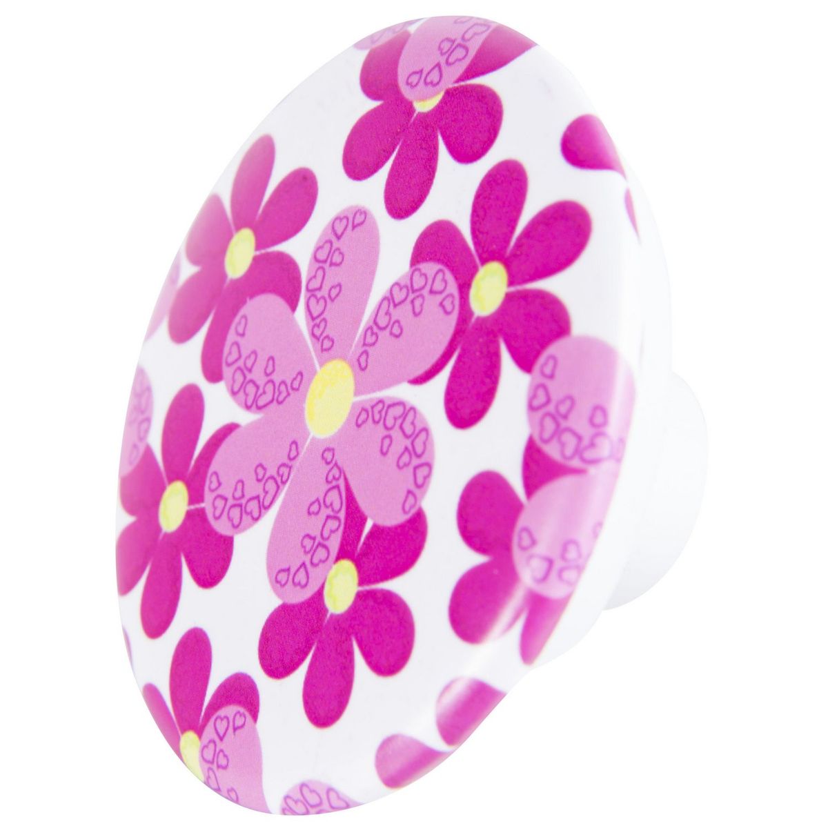 Fixser - Jaladera 50 mm abs flores rosa