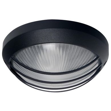 Tortuga 60W gato negro 1luz E27 redondo Ip44 10cm