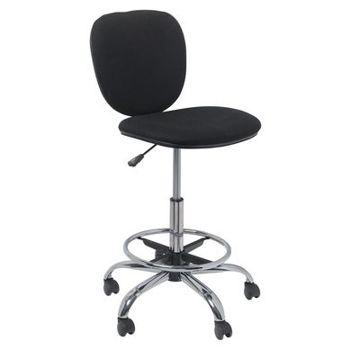 Silla PC Cajero de tela negra