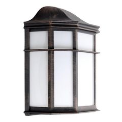 Arbotante Rust 100W negro 1luz E27 metal IP44 25cm