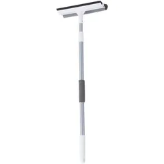 Limpiavidrios metálico con mango retráctil de 130 cm