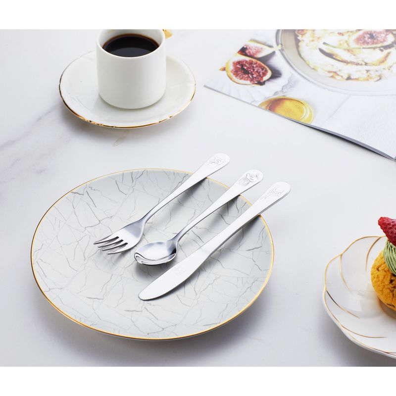 Just Home Collection - Juego de 3 cubiertos infantil HC