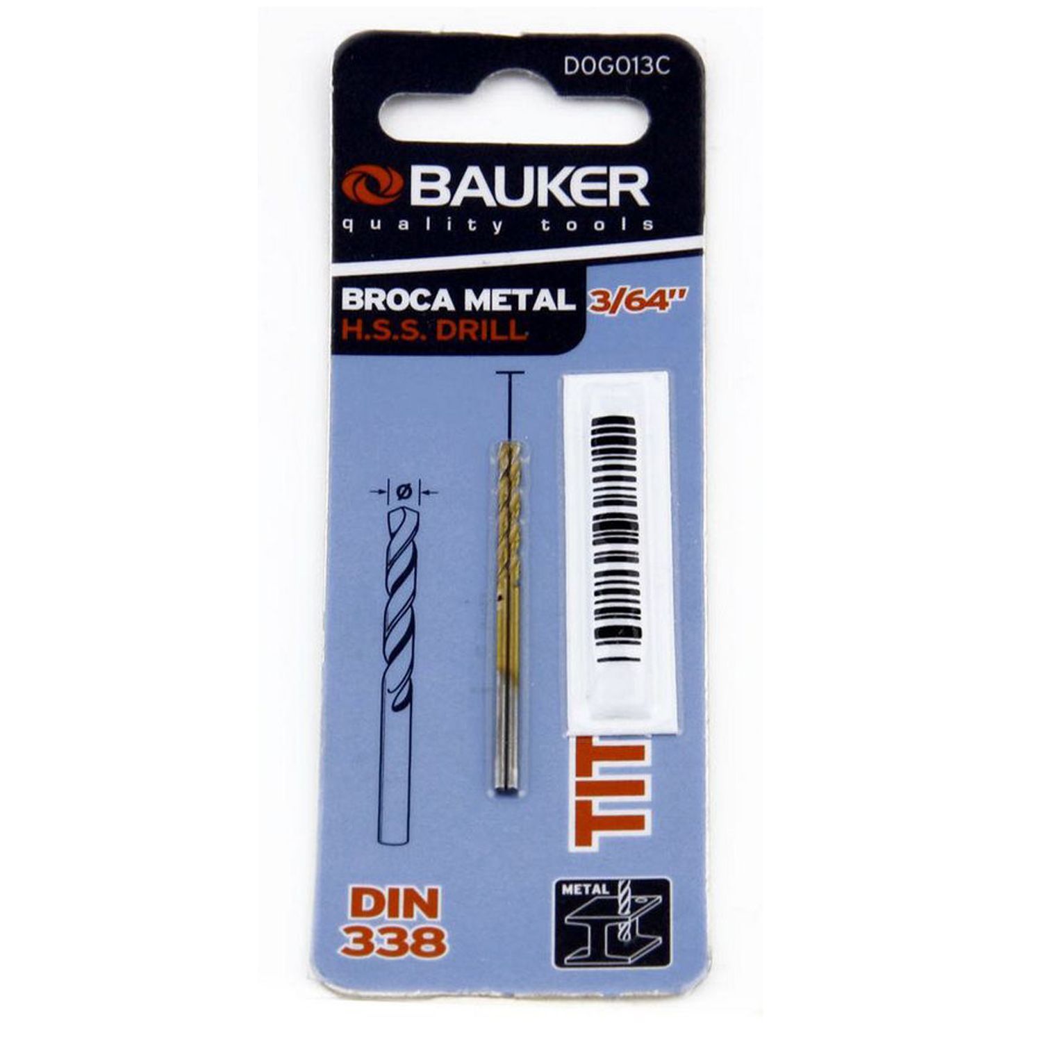  - Set 2 brocas hss 3/64pg bauker