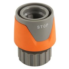 Conector rápido 1/2" con stop americano