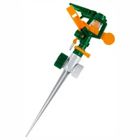 Regador aspersor plástico c/espiga metálica