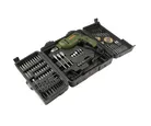 Taladro Bauker 600W 3/8" 3000RPM + Kit de 90 Accesorios y Maletín
