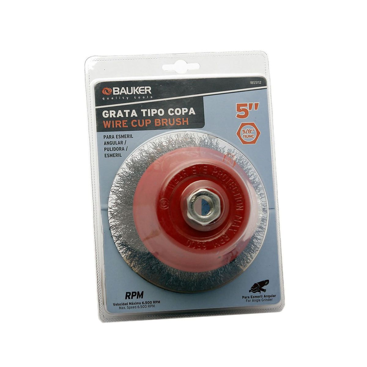  - Grata 5pg copa lisa 5/8 bauker