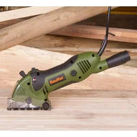 Mini sierra circular 85mm 450w 4000rpm+3dis bauker