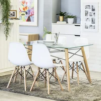 Set Comedor con 4 Sillas Soar 120X80X76 cm