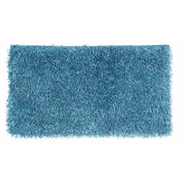 Pie de cama afelpado Visco de 60 x 110 cm Azul