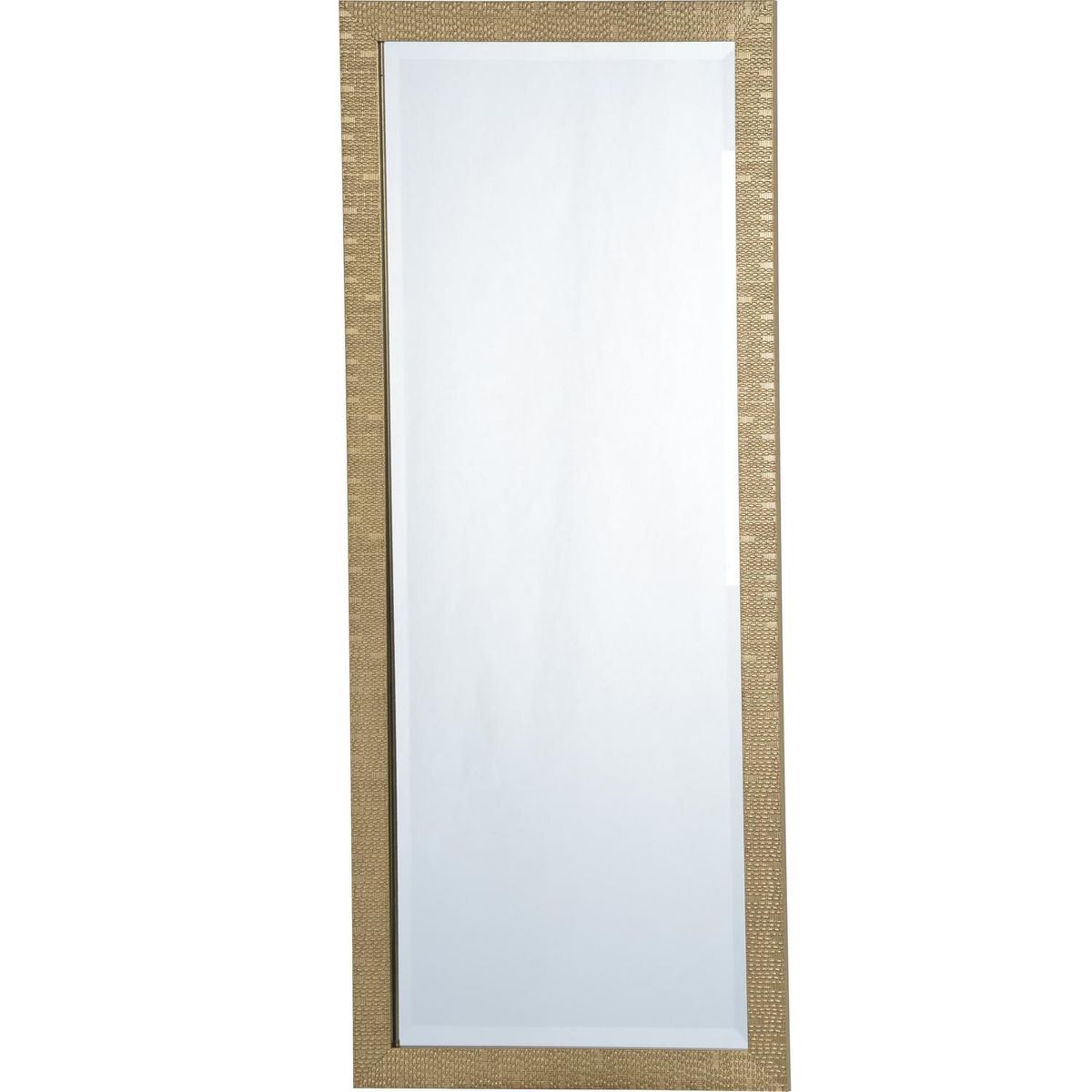 Just Home Collection - Espejo Decorativo Rectangular Lux de 50 x 120 cm Dorado