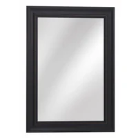 Espejo Decorativo Rectangular de 79 x 108 cm Negro