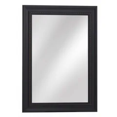Espejo Decorativo Rectangular de 79 x 108 cm Negro