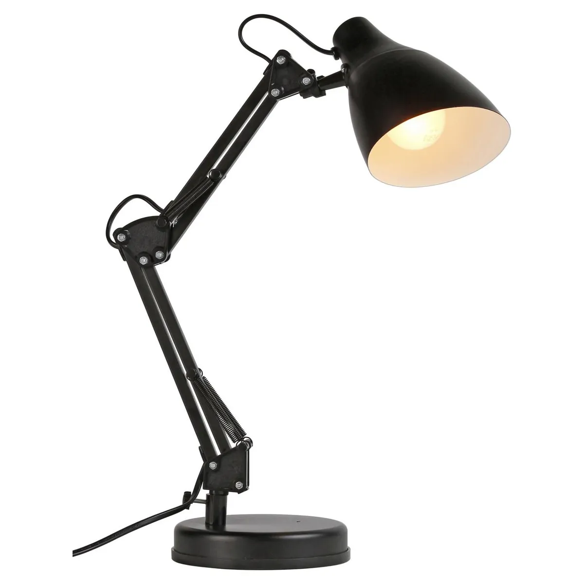 Casa Bonita - Lámpara de escritorio Pixar de 40W tipo E27 Negro