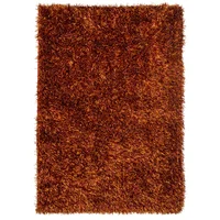 Tapete Decorativo Shaggy Mix de 120 x 170 cm Naranja