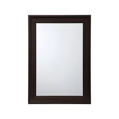 Espejo Decorativo Rectangular de 78 x 108 cm Café