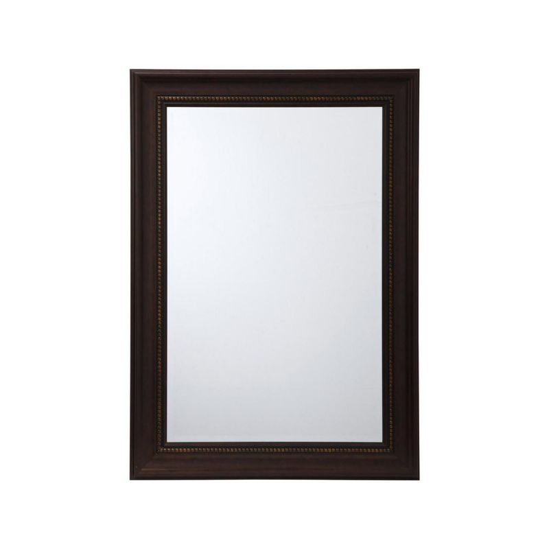 Just Home Collection - Espejo Decorativo Rectangular de 78 x 108 cm Café