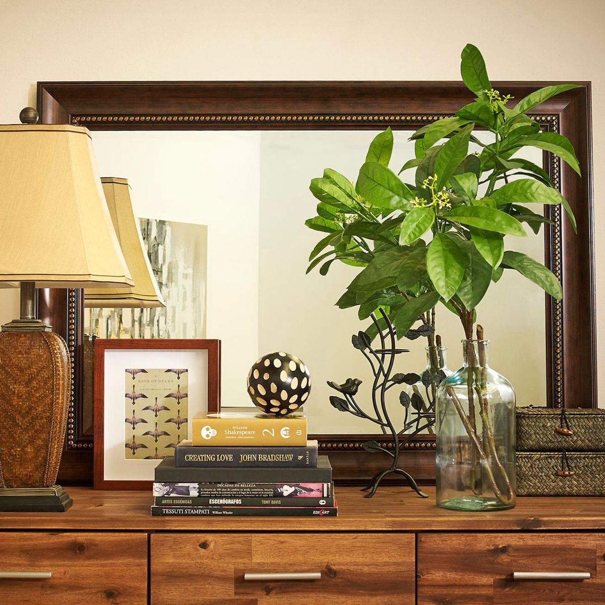 Espejo Decorativo Rectangular de 78 x 108 cm Café, marca Just Home Collection - Foto 2