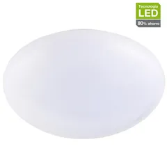 Plafón Led Color Blanco de Luz Cálida 12 Watts