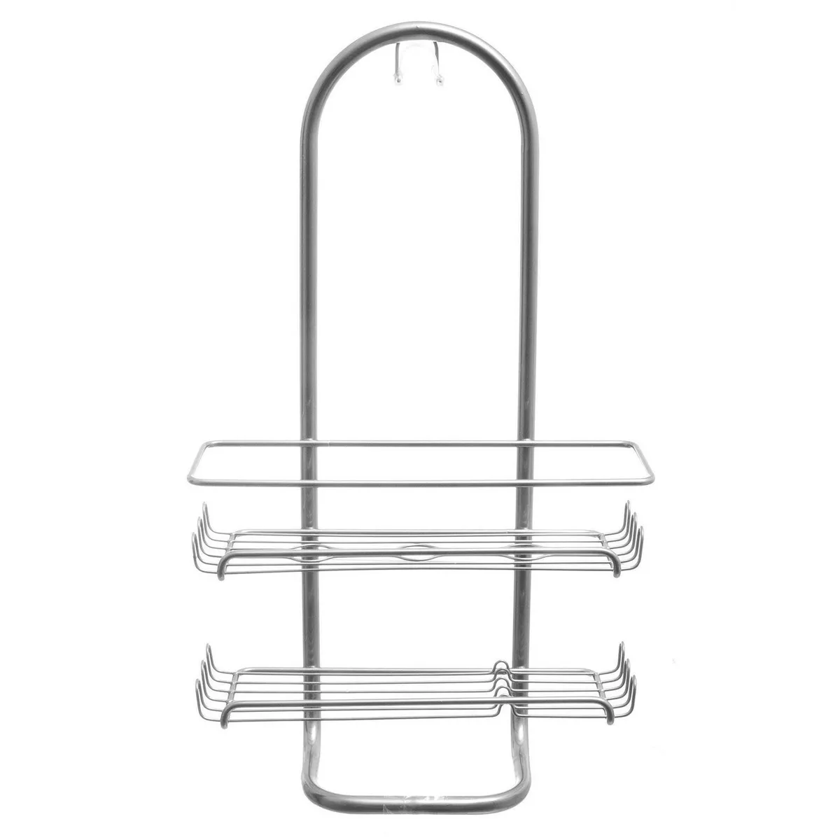 Idesign - Canasta para regadera plateada