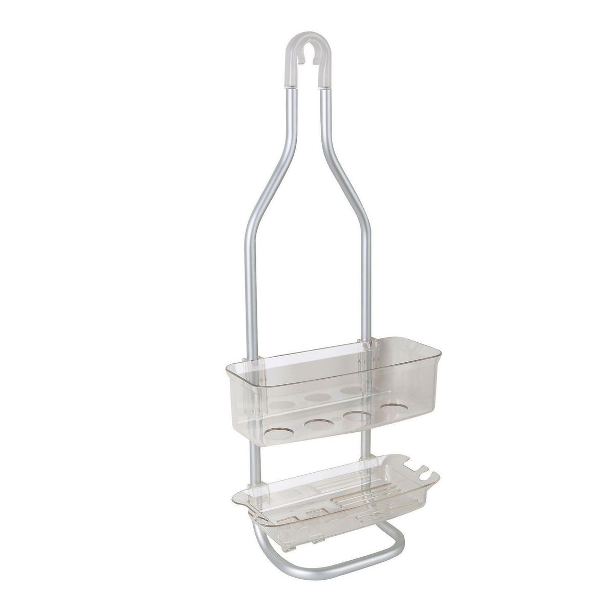Idesign - Organizador para baño Zia de aluminio 12 x 24 x 57 centímetros