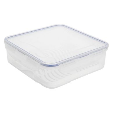 Contenedor de clip c/rejilla 1.6 L pl�stico