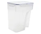 Contenedor de plástico con tapa de clip y dispensador 5.7 litros